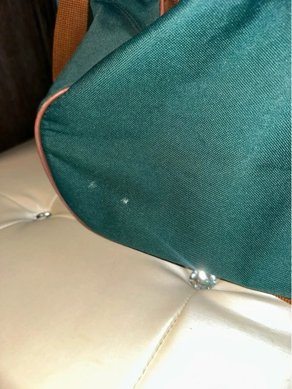 Vintage Ralph Lauren Polo Green 90s Rolling Duffle Bag
